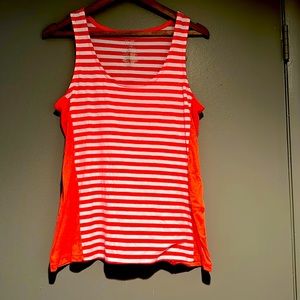 Bright summery BCBG Paris striped tank top size medium